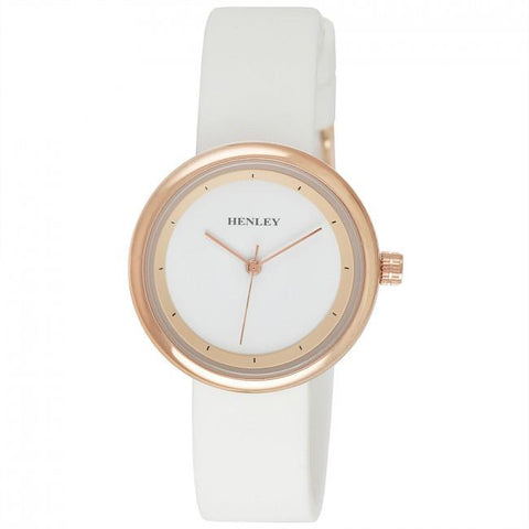 Henley ladies Slimline Sports Watch-White