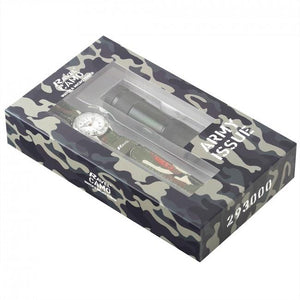 Ravel Velcro Watch with Camo Print Torch Set - 27mm.