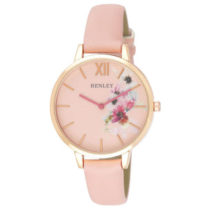 Henley Women's Fashion Designer Leather Strap Watch