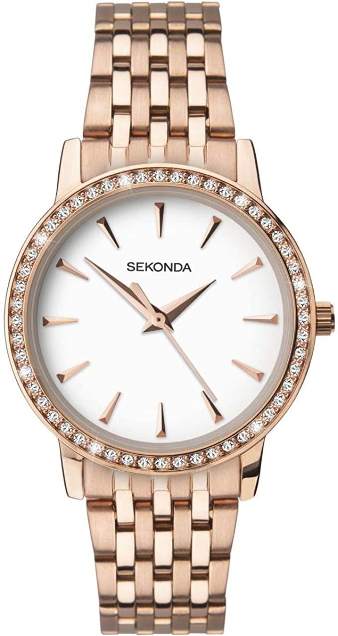 Sekonda Ladies Rose Gold Bracelet Watch