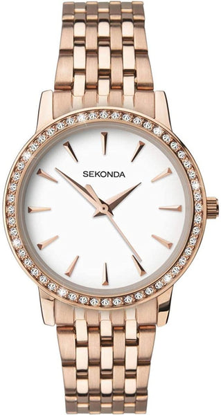 Sekonda Ladies Rose Gold Bracelet Watch