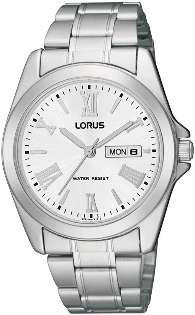 LORUS Gents Watch Day/Date silver bracelet