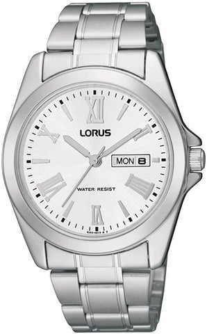 LORUS Gents Watch Day/Date silver bracelet