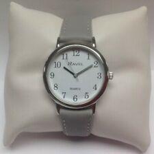 Ravel Ladies Classic Strap Large Watch Grey