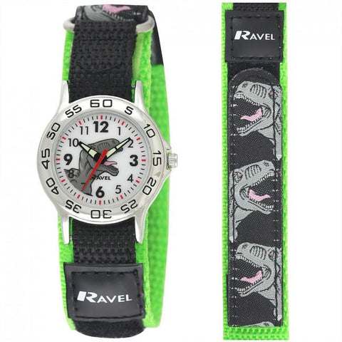 Ravel Children's Velcro Dinosaur Watch