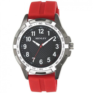 Henley Men's White Trim Sports Watch