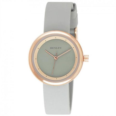 Henley ladies Slimline Sports Watch-Grey
