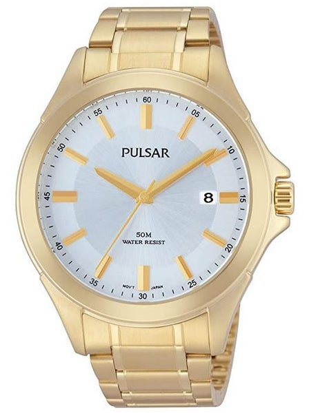 PULSAR GENTS GILT DRESS WATCH