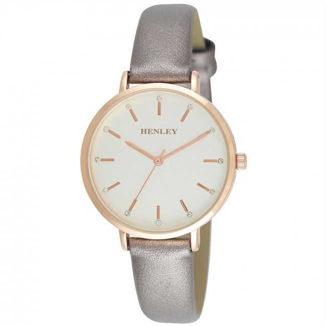 Henley Women's Fashion Casual Metallic Strap Watch