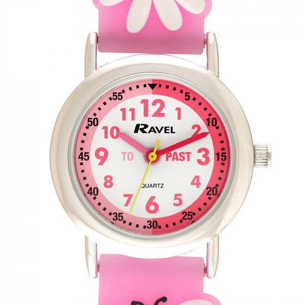 Kids Cartoon Time Teacher Watch Multicolour Bee
