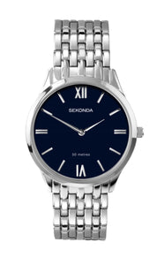 Sekonda Men's Fashion Blue Dial Bracelet Watch