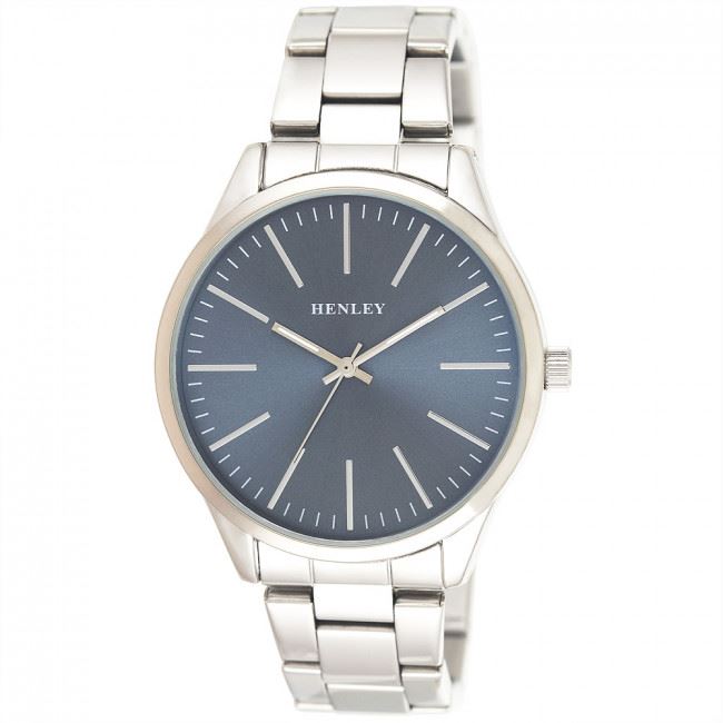 Henley Men's Sunray Dial Classic Bracelet Watch