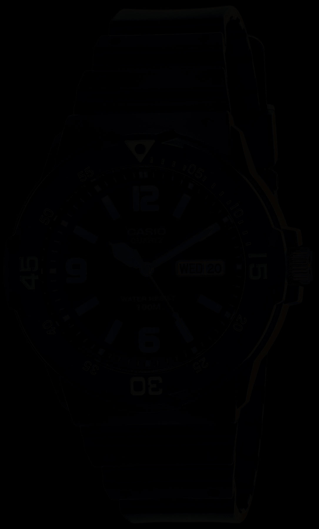 Casio Men's Black Resin Strap Watch