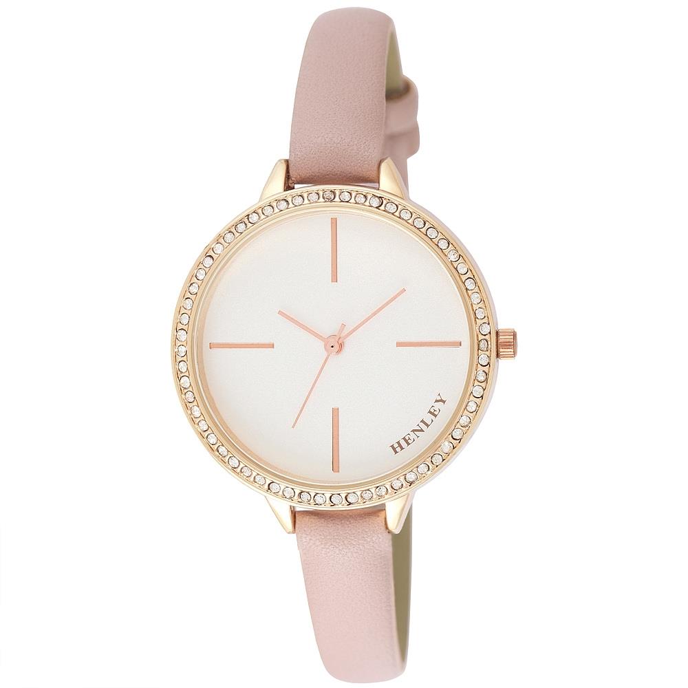 Henley Women's Diamante Feature Logo Watch