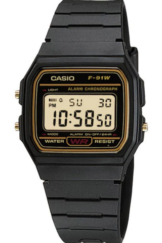 CASIO  CASUAL MENS DIGITAL WATCH WITH BLACK RESIN STRAP