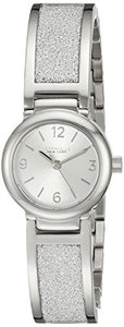 Caravelle New York Stainless Steel Bangle Watch Glittering Strap