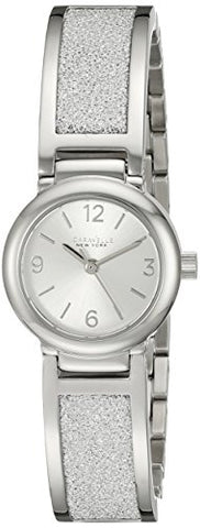 Caravelle New York Stainless Steel Bangle Watch Glittering Strap