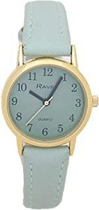 Ravel Ladies Classic Strap Large Watch Green