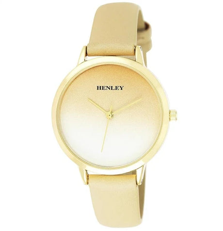 Henley Ladies Fashion Dress Analogue Leather Strap watch