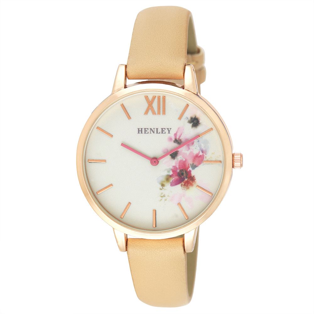 Henley Women's Fashion Designer Leather Strap Watch