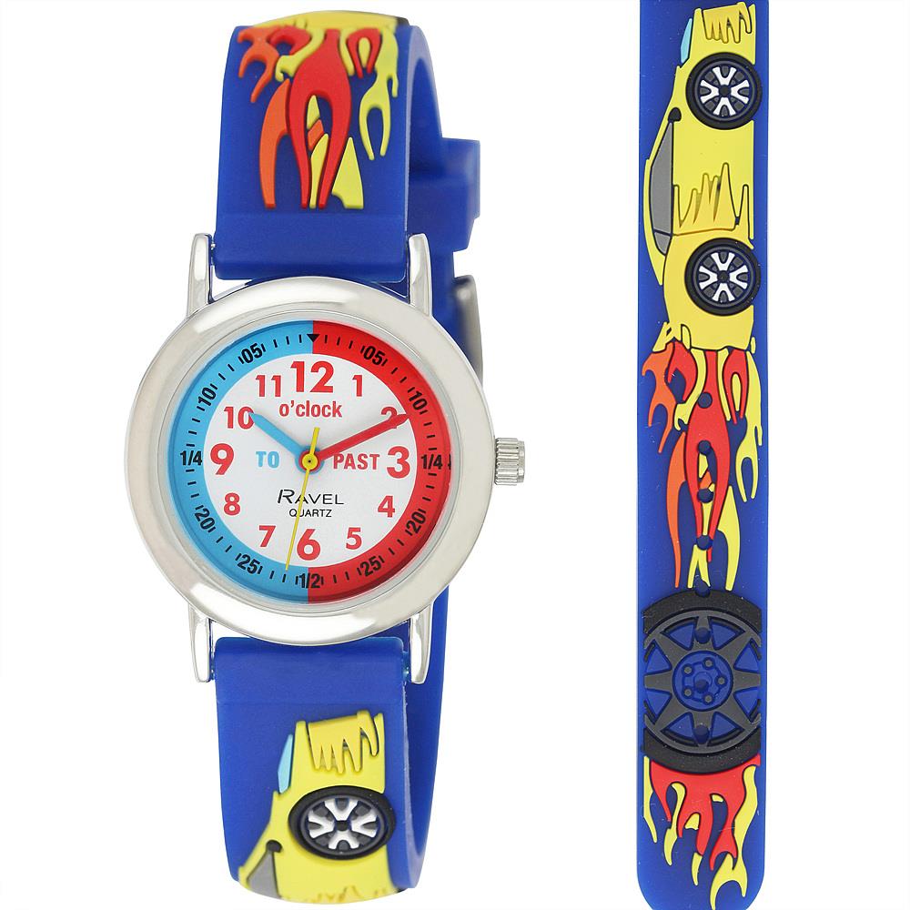 Kids Cartoon Time Teacher Watch Multicolour Hot Car