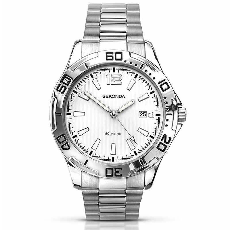 Sekonda Men's Fashion Stainless Steel Bracelet watch