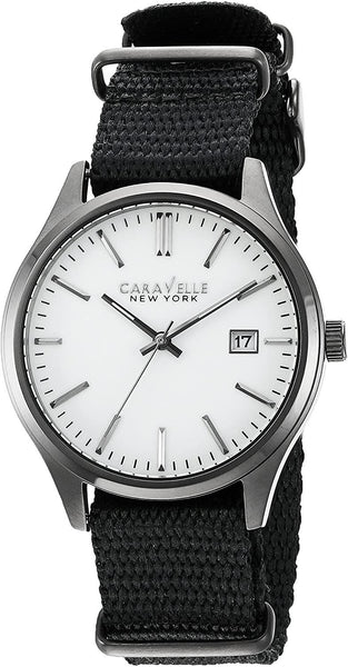 Caravelle New York Men's Quartz Stainless Steel Dress Watch