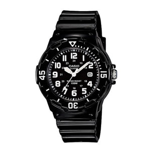 Casio Women's Analogue Quartz Resin Strap Black Watch